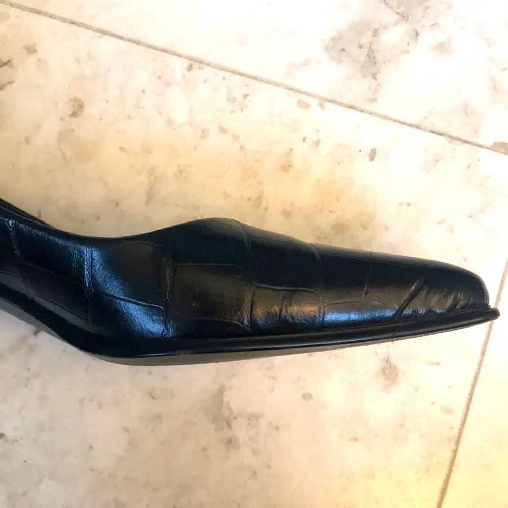 Vintage Mid-1990s Joan & David Black Heels Size 6. - Picture 5 of 10